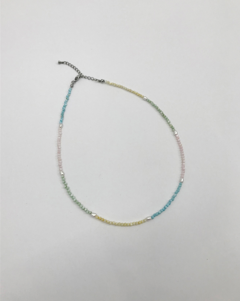 Luce Pearl Bead Necklace (2color)