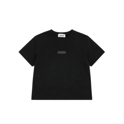 CLUMKIN（クラムキン）の「ドゥードゥルロゴTシャツ(BLACK) [WOMEN]（トップス）」