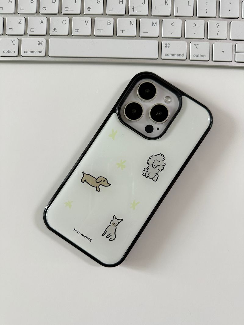 lucky puppy phone case
