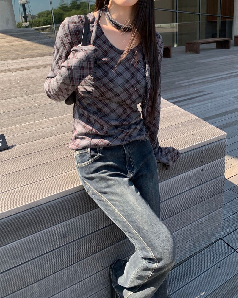 Check scarf T