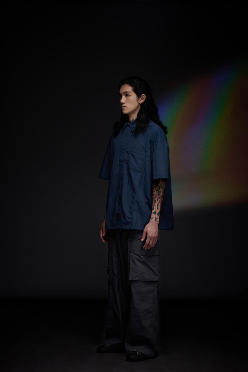 Asymmetric Cargo Pants