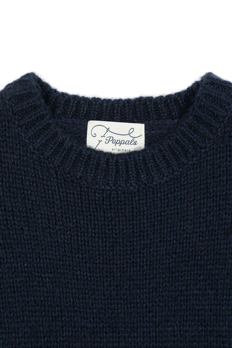 Mini Flower Short Knit [Navy]
