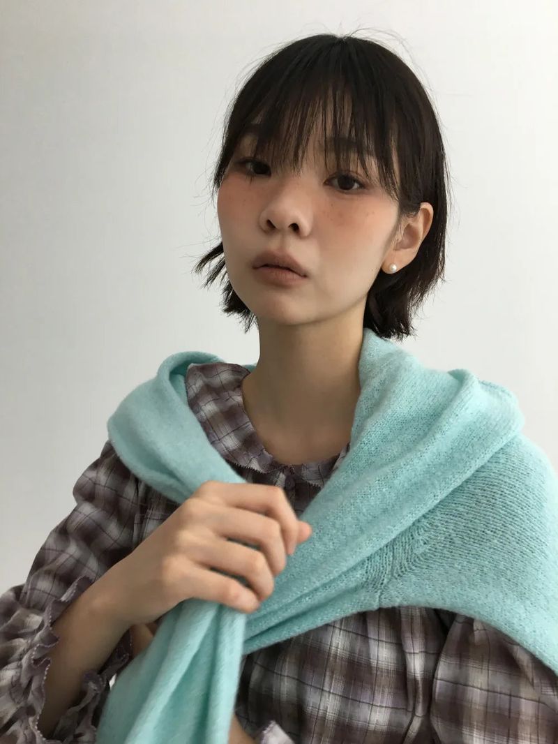 Ponsil V-neck knit (4color)