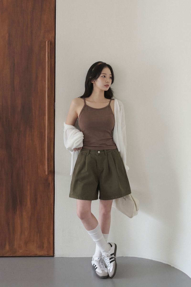 [MADE] Tweet, Pintack Cotton 5 Minute Shorts