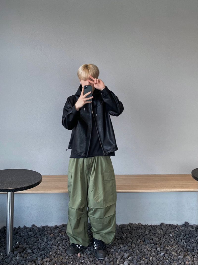 Spring Cargo Balloon Pants 3C