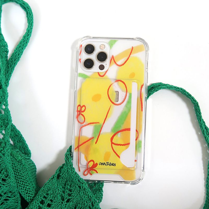 [MADE] Sunblush card case (jelly hard)