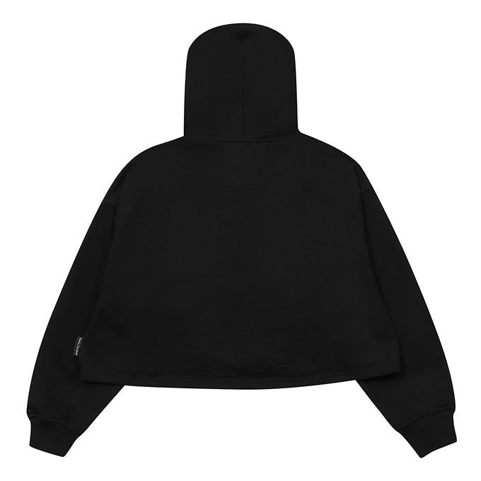 BLACK EDGE LOGO HOOD ZIP-UP
