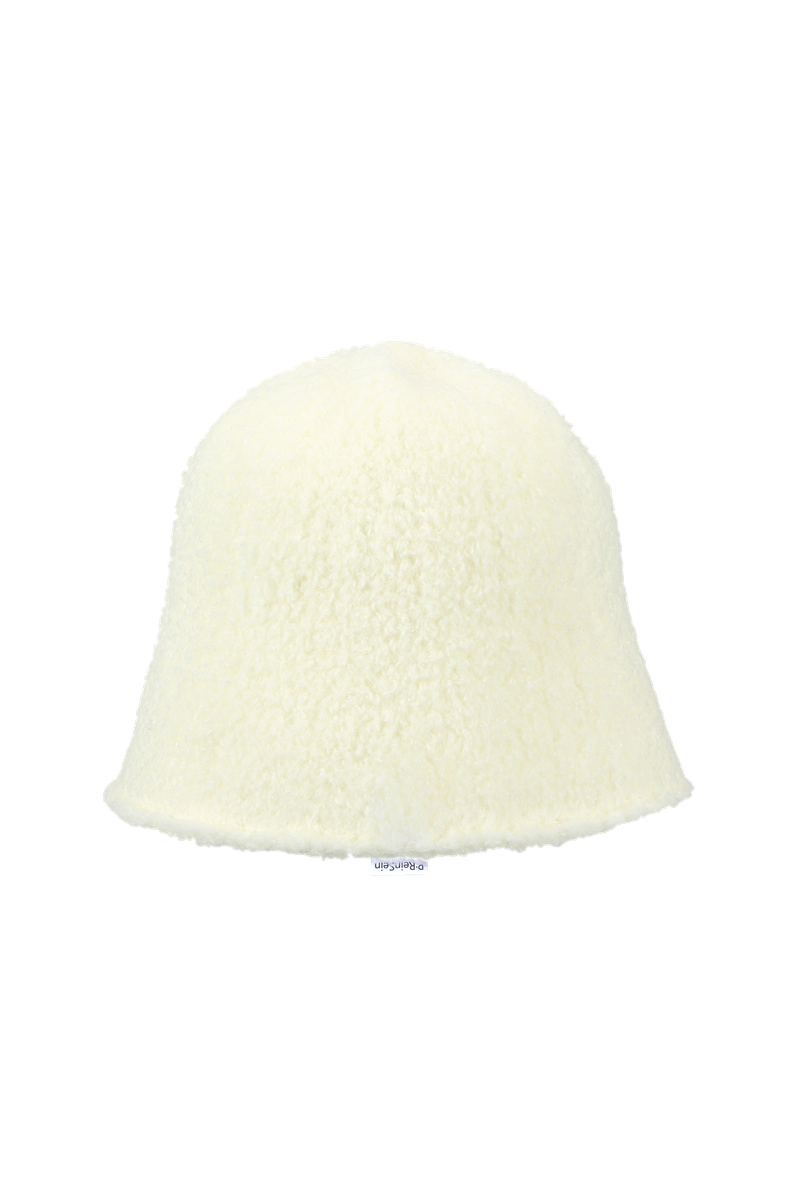 Ivory puffy bucket hat (아이보리 뽀글이 버킷햇)