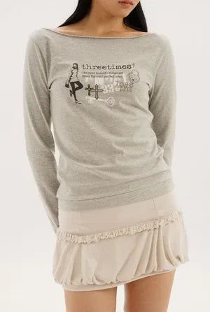 Marlene tee - gray