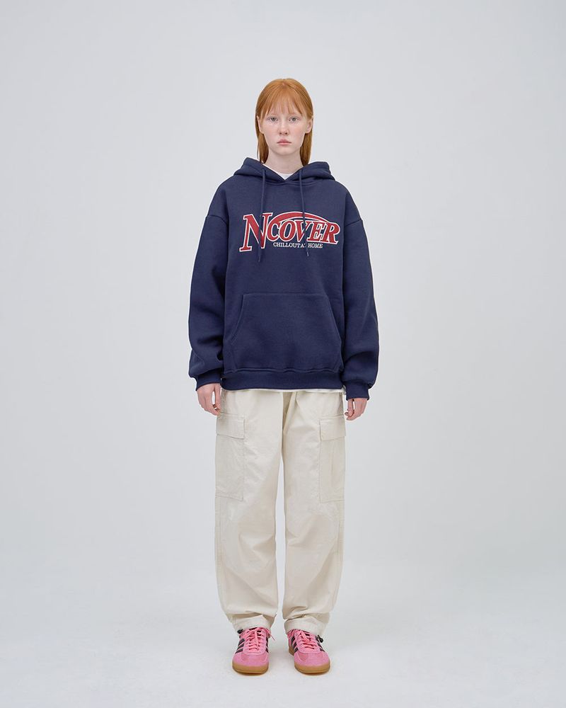 SWING LOGO HOODIE - NAVY