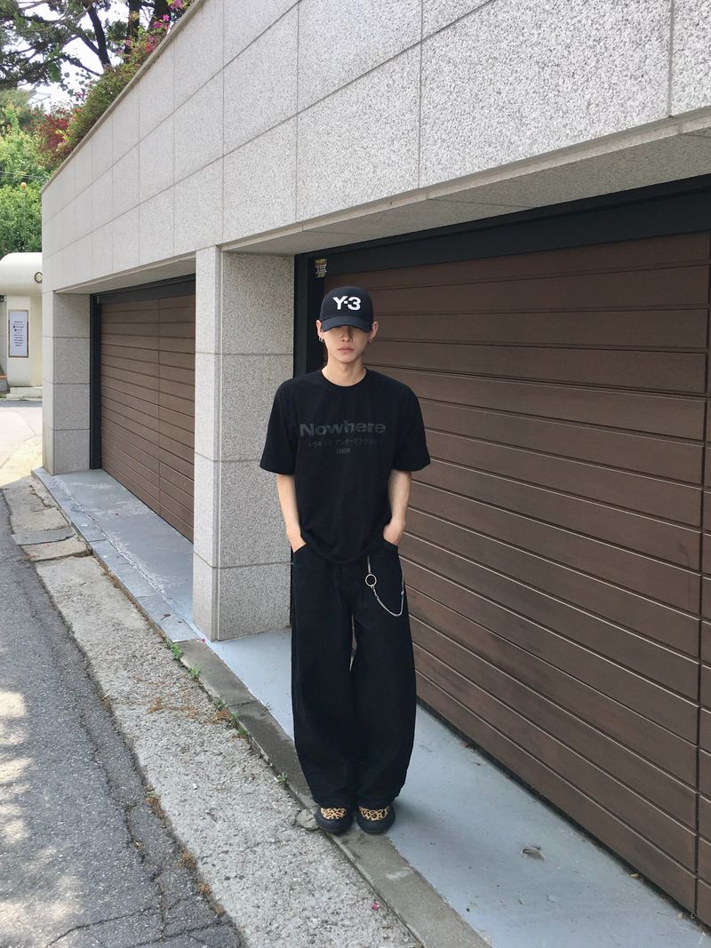 A-N Basic Wide Denim Pants 2C