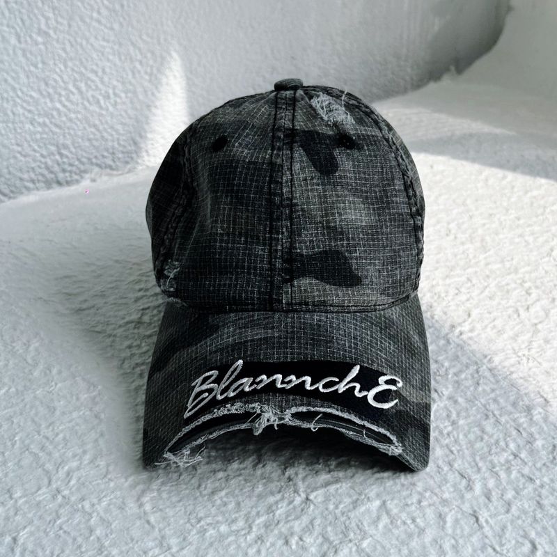 Charcoal Washed Retro Dad Cap
