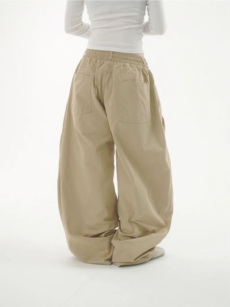 Benny cotton wide pants -4C