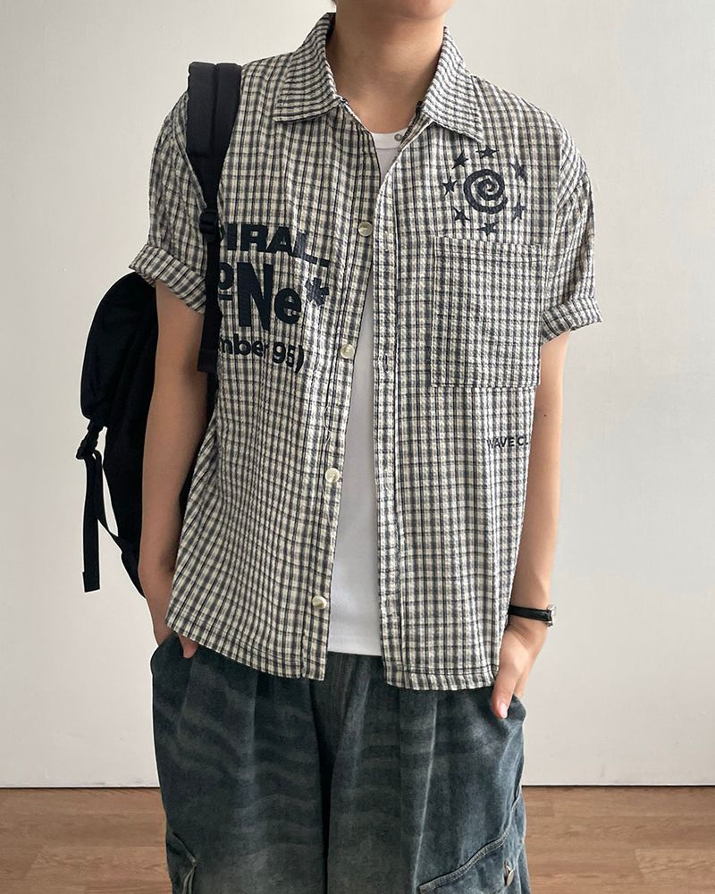 Crew Check Short Sleeve Shirt