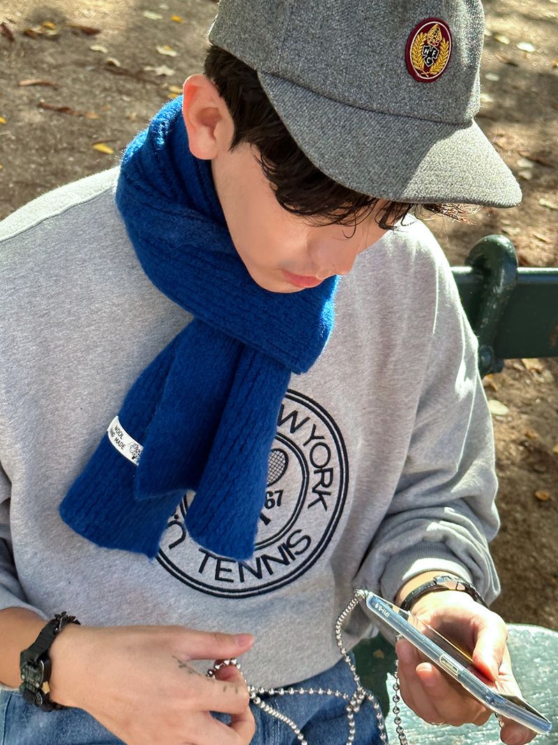 ASCLO Wool Mini Rib Muffler (11color)