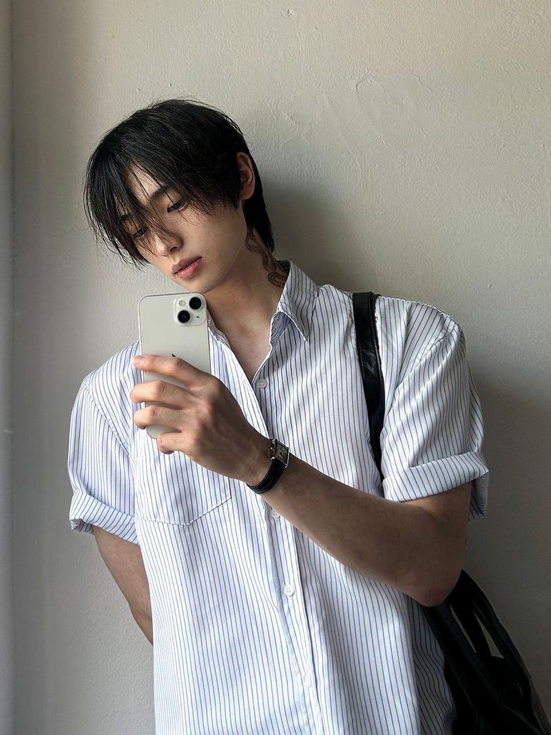 COSYHARU(コシハル)の「mimimal summer stripe shirts(Tops)」