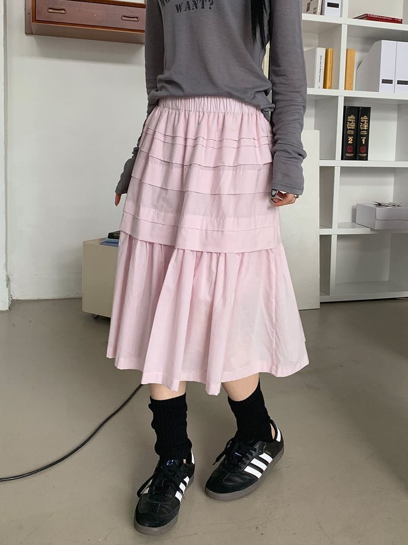MILKY FRILL SKIRT (3C)