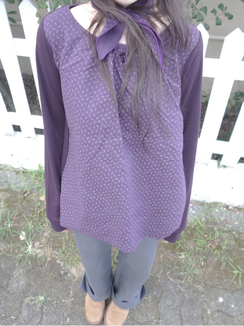 grass scarf tee