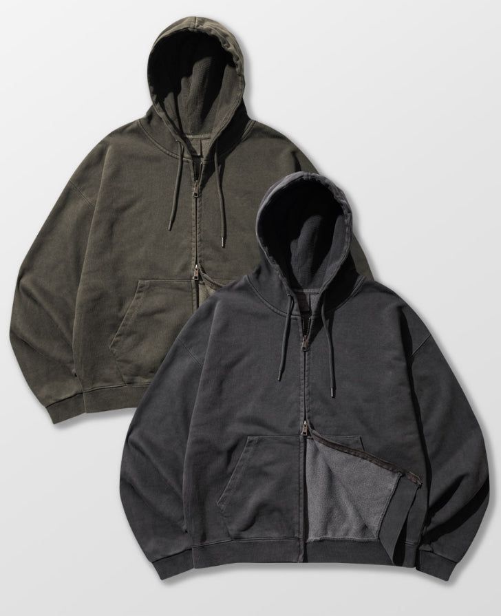 FEPL(ぺプル)の「26SS★ Pigment Waffle Lining Hood Zip-Up(Tops)」