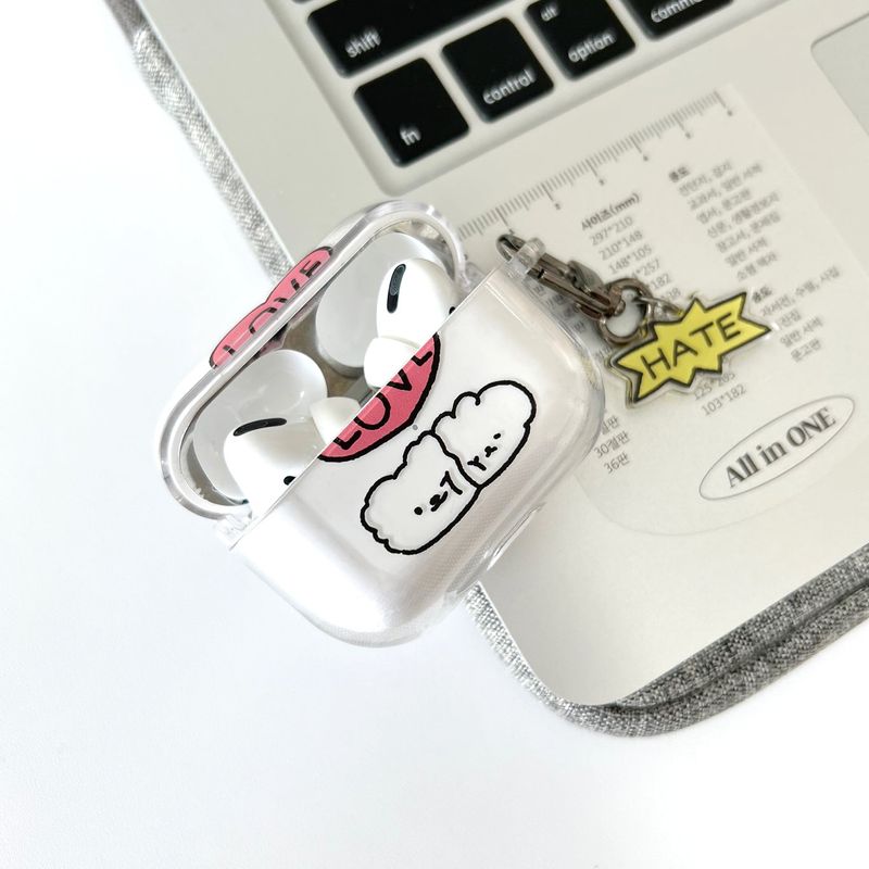 Airpod case | LOVE (Transparent, PRO
