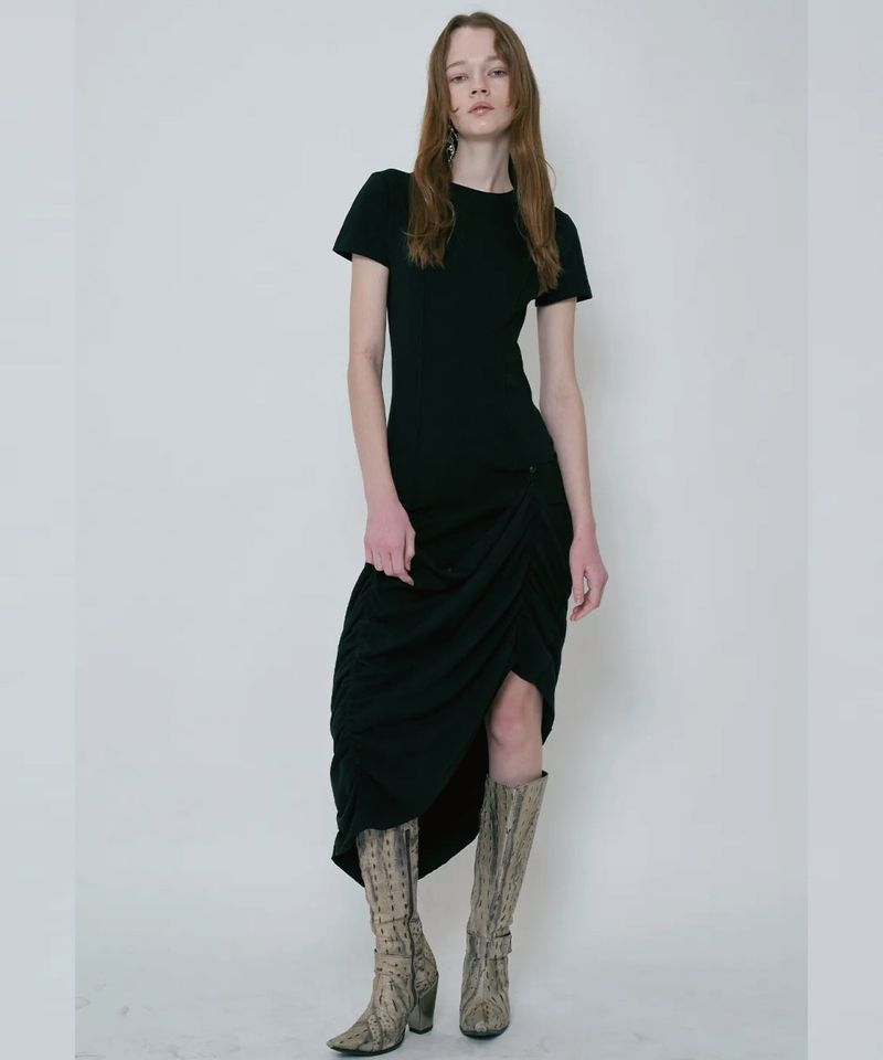 DROOP LINE TEE DRESS