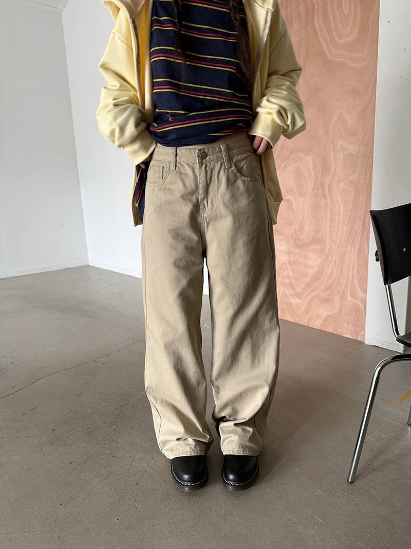 basic cotton pants