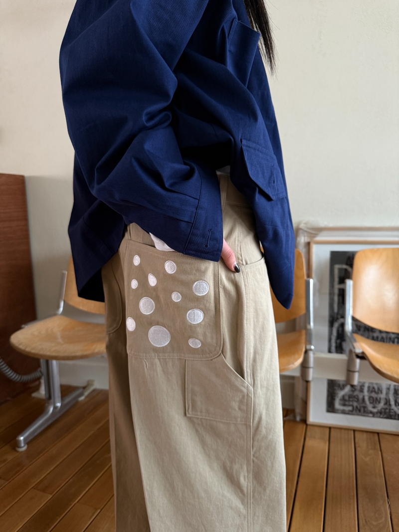 dot pocket pants