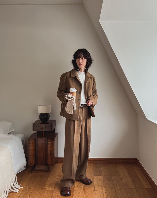 ロンデル ウール クロップ ブレザー