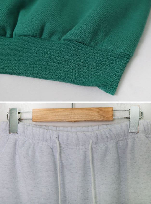 Daily Lettering Hoodie + Jogger Pants Set (3color)