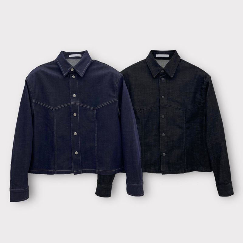 De Lap Non Fade Western Crop Jacket (2color)