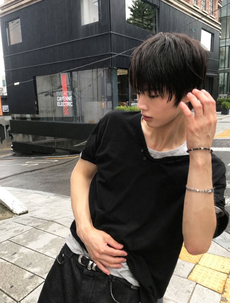 Washed Henley Tee