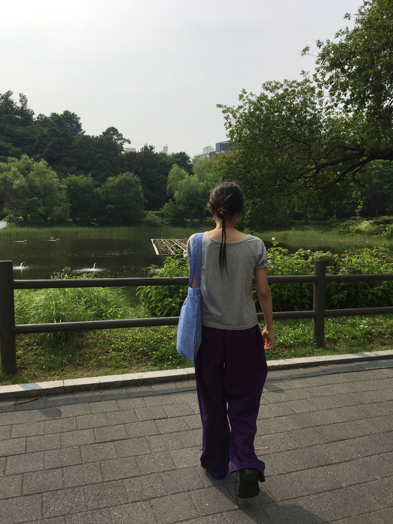 Park Wood String Pants (3color)