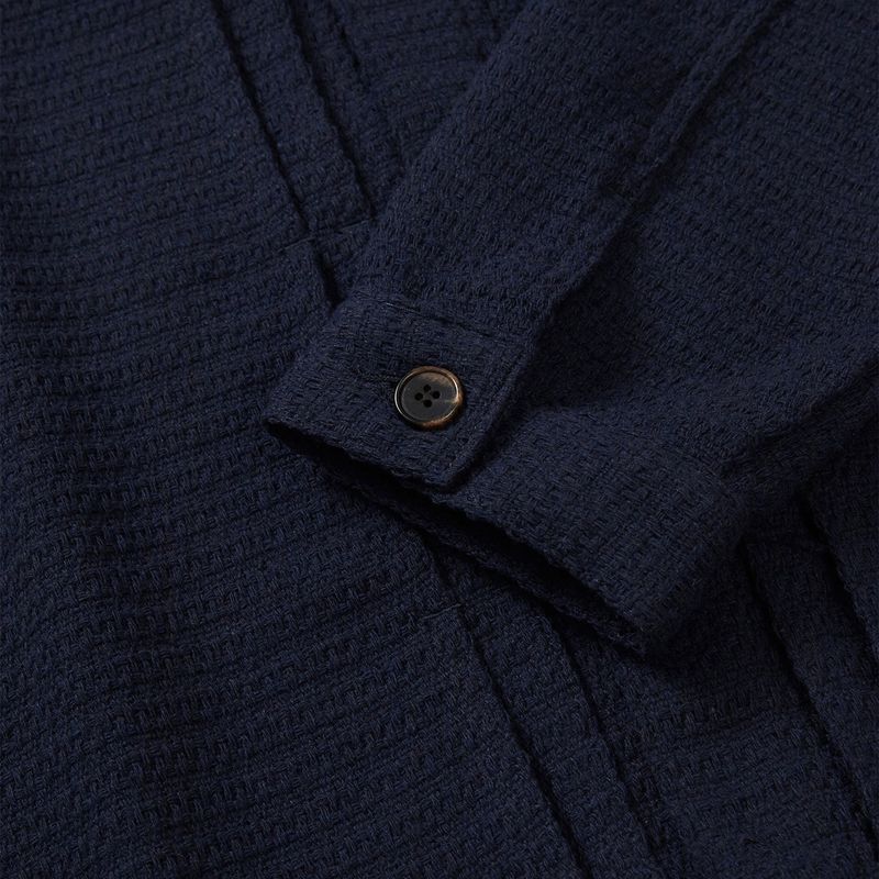 Weave trucker jacket / Navy