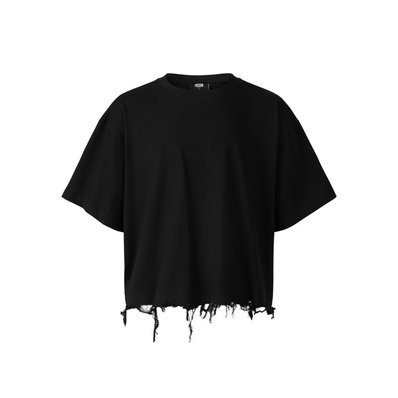 Aesir Studios（アースィア・スタジオ）の「ATLU - Distressed - Tshirt (white/black)（Tops）」
