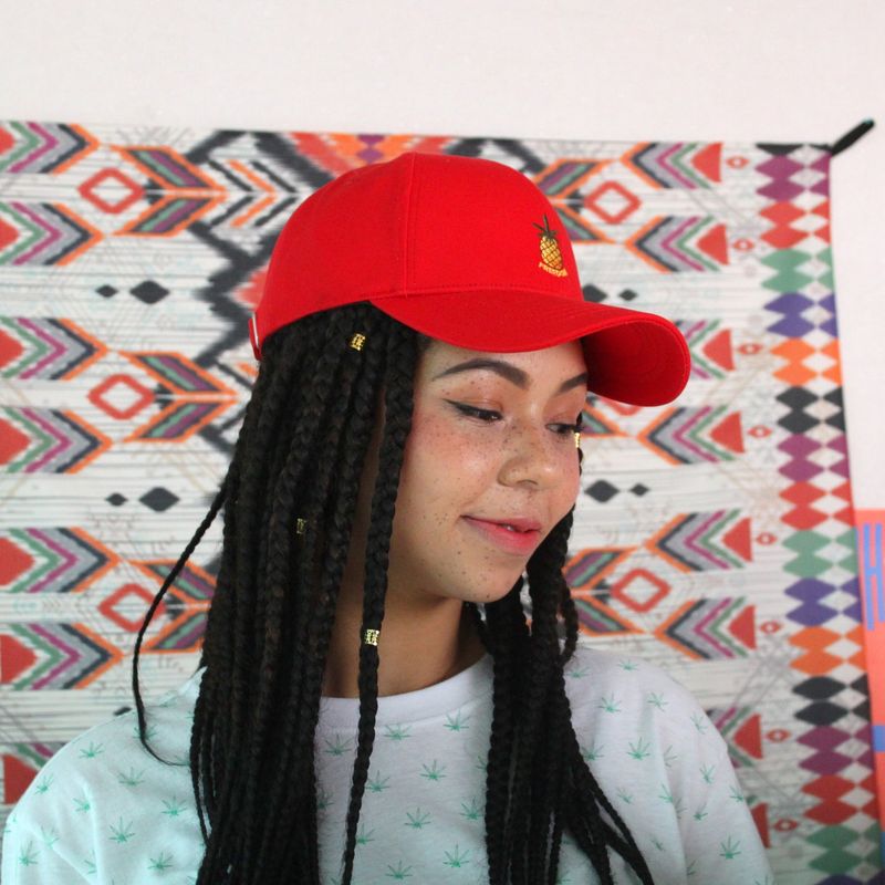 Chubasco Pineapple Freedom Ballcap BCR002 Red