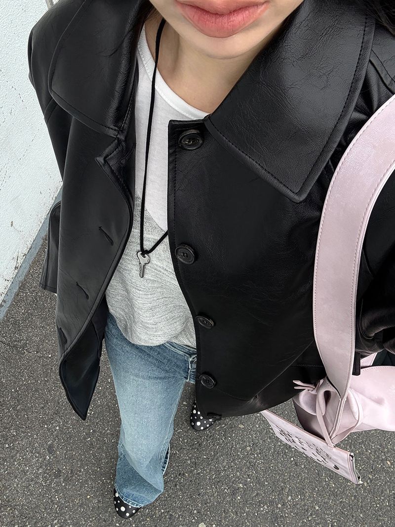 [MADE] ENTRY LEATHER JACKET