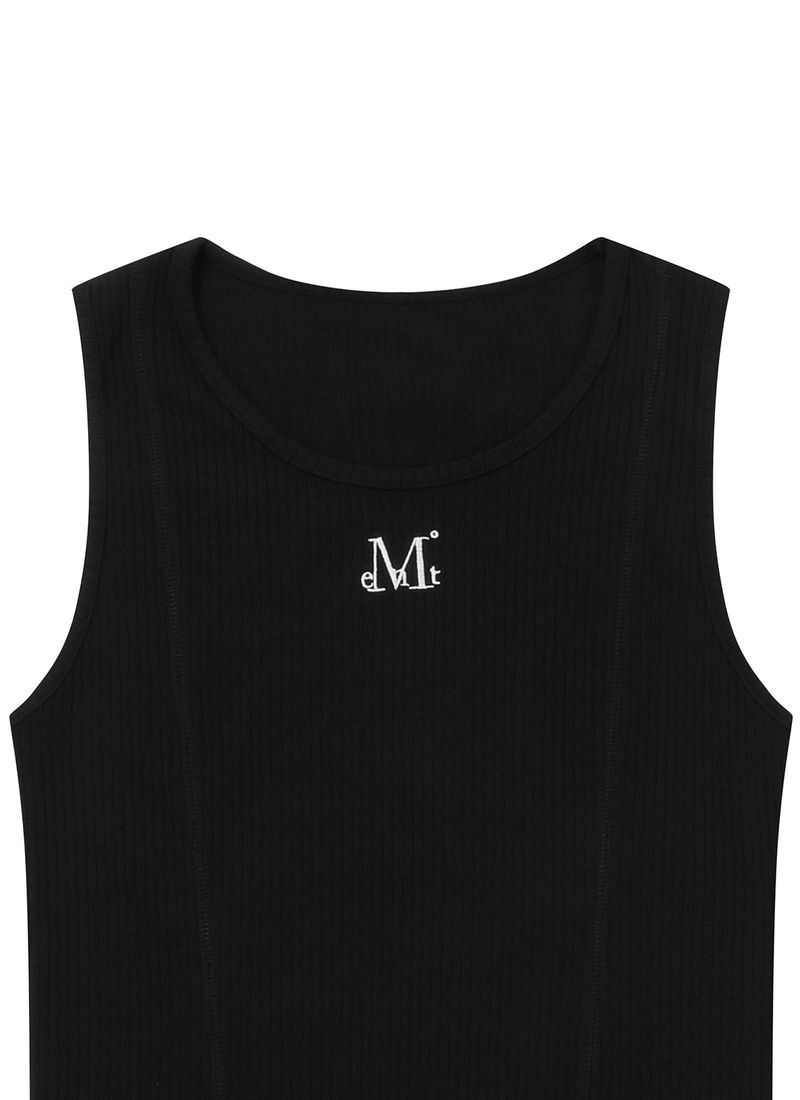 DETAIL U-NECK SIGNATURE SLEEVELESS (2color)