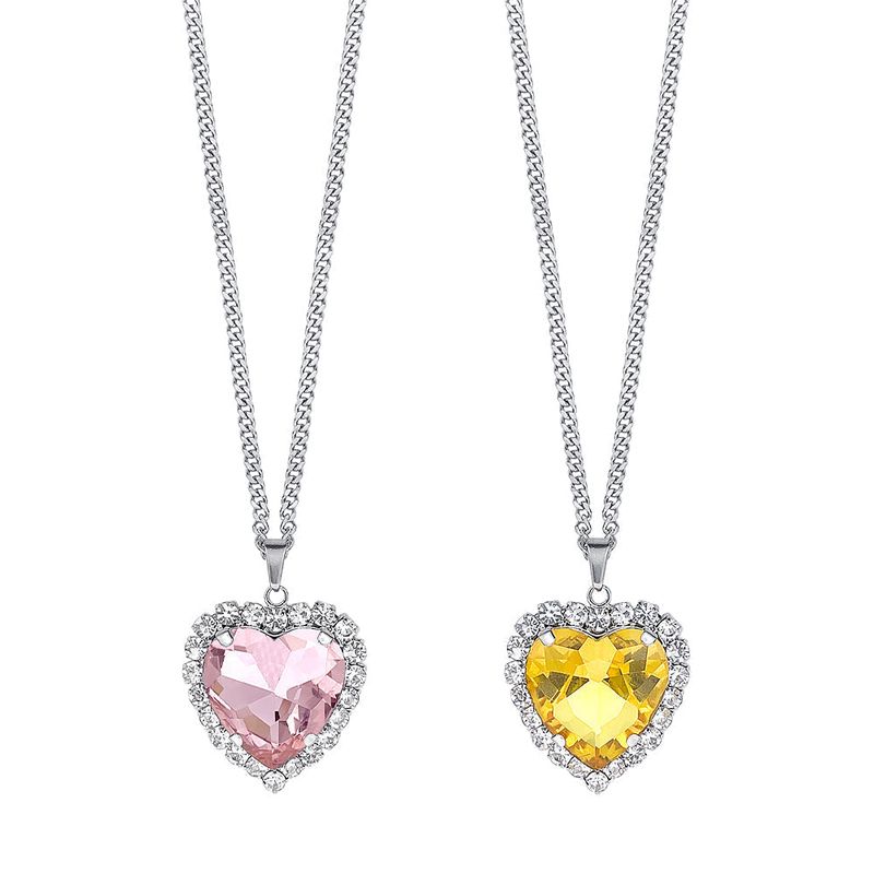 VVV(ブイブイブイ)の「HIGHTEEN PRINCESS HEART CUBIC ZIRCONIA NECKLACE(Accessories)」