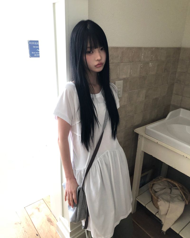WONDER WONDER（ワンダーワンダー）の「Warpi Short-Sleeve Flare Dress（Dresses）」