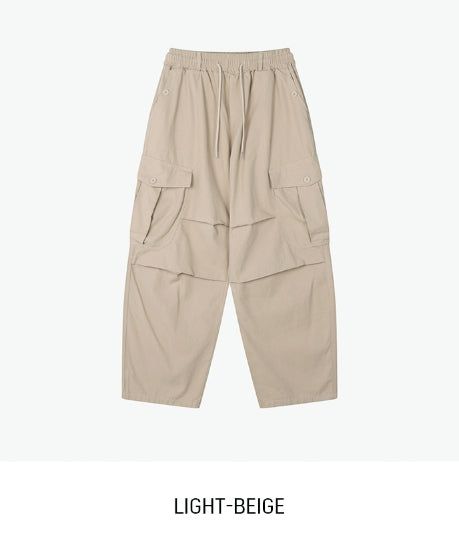 Russet Parachute Button Cargo Pants