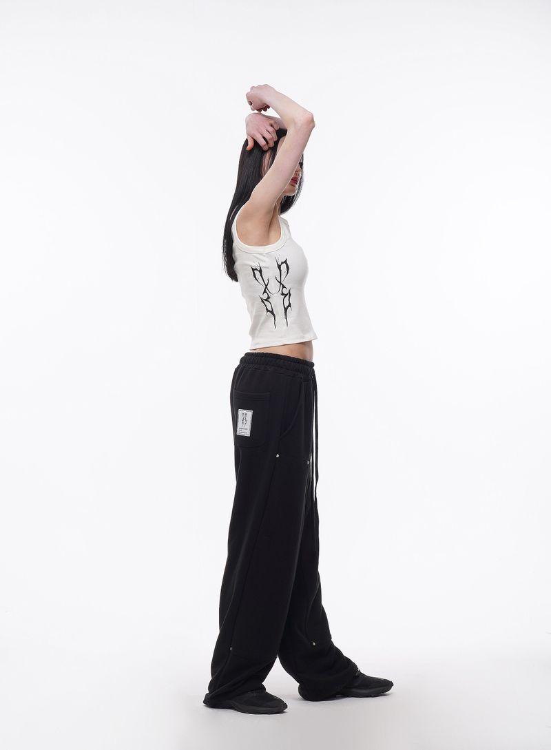 RIVET WIDE PANTS