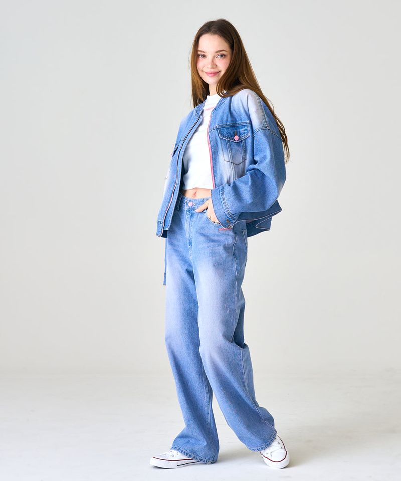 MP SOFT PINK DENIM PANTS