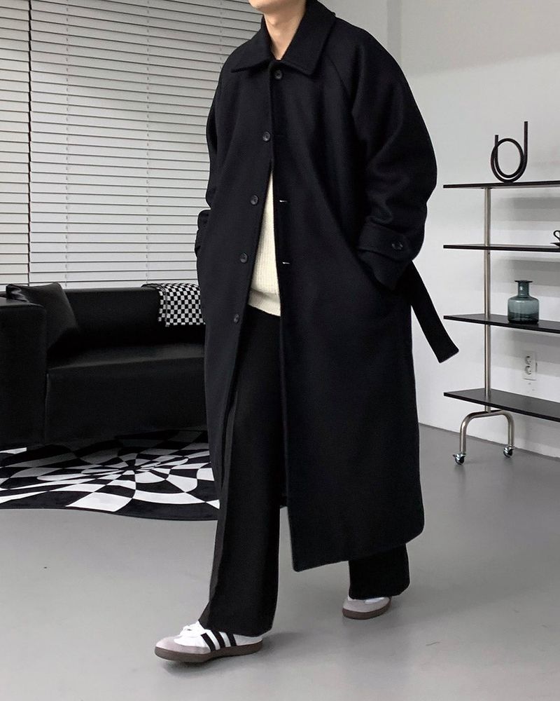 SK Maison Wool Mac Coat (2 colors)