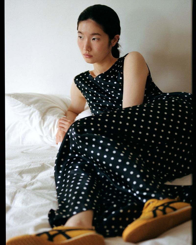 POSHA（ポシャ）の「v back dot dress（Dresses）」