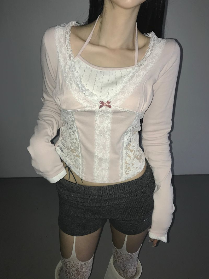 roomie lace top(4color)