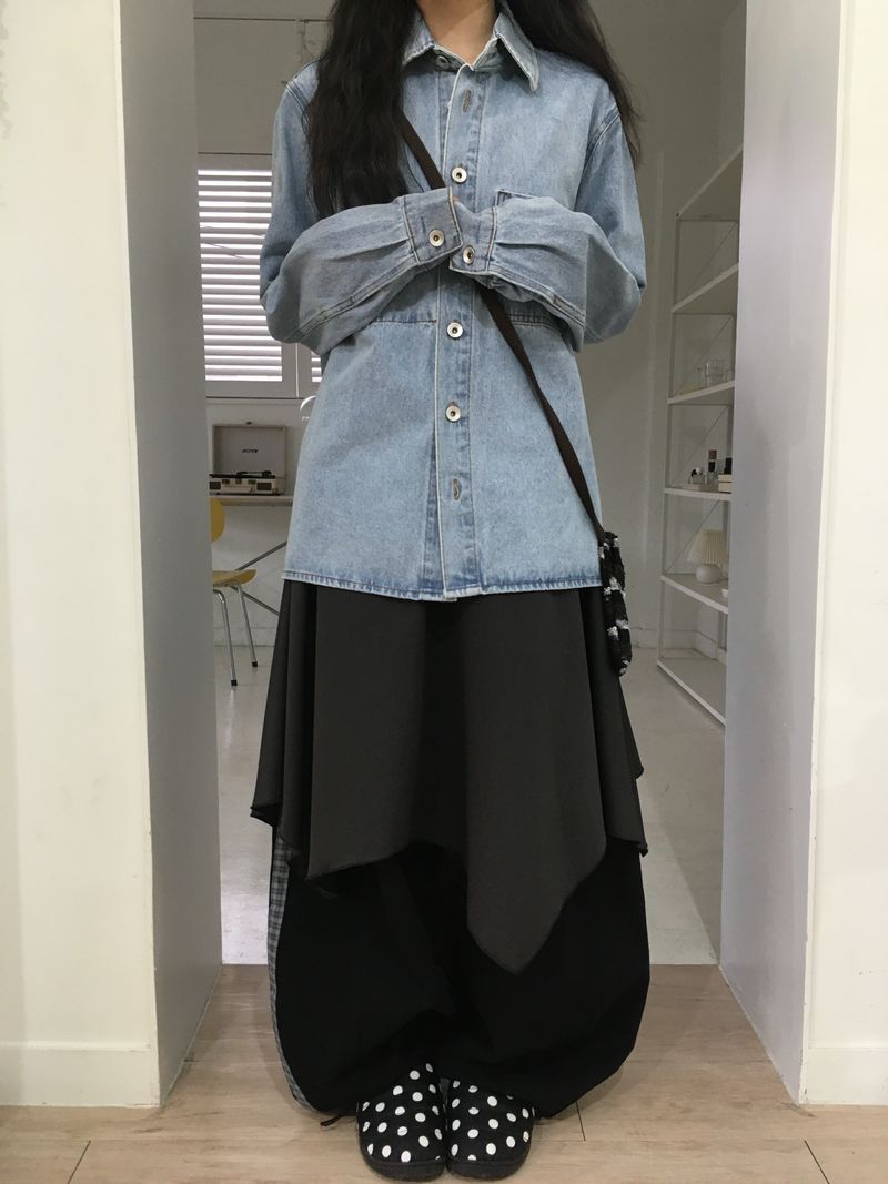 checkered side pants