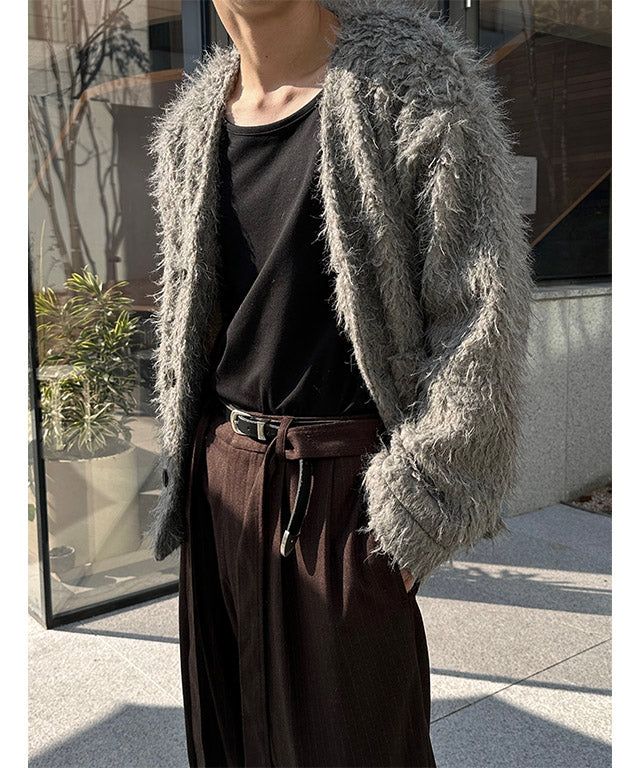 LAURANT（ロラン）の「[F/W] Fur hair cardigan jacket(3color)（Tops）」