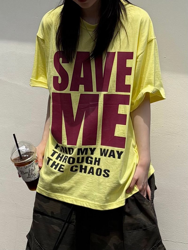 PEARCLAN（ペアクラン）の「save me t-shirt（Tops）」