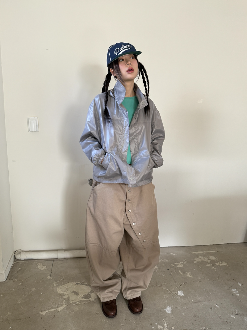 snap cover pants