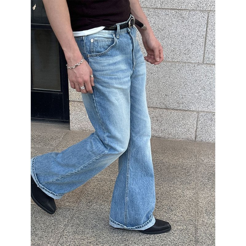 LAURANT（ロラン）の「[Unisex] オールブラッシュフレアデニムパンツ（パンツ）」